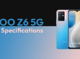 iqoo z6 5g full specifications