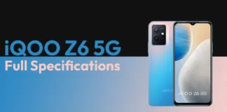 iQOO Z6 5G Specifications iqoo z6 5g full specifications