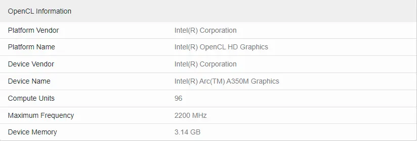 intel arc a350m mobile gpu image 01