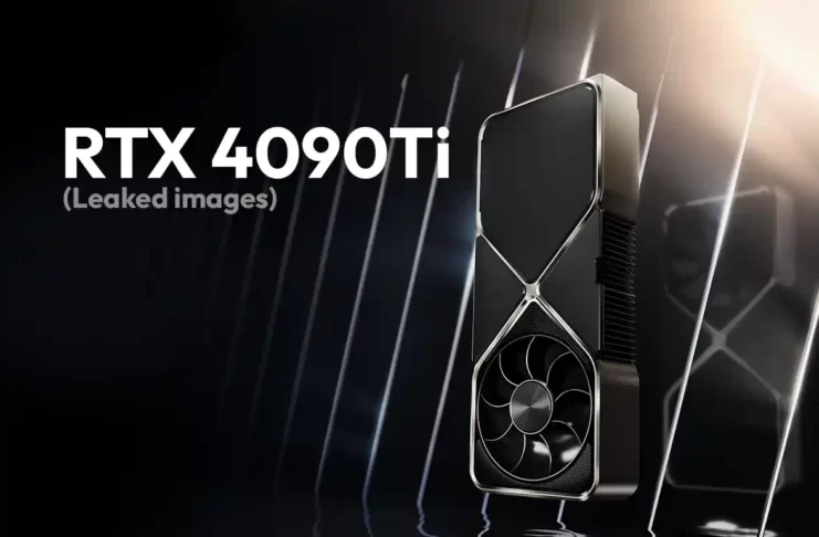 nvidia geforce rtx 4090 ti founders edition graphics card has massive cooling design with huge heatsink pictures leaked